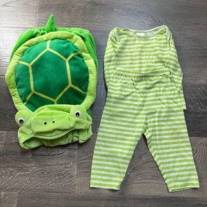 Turtle 6-12 month outfit